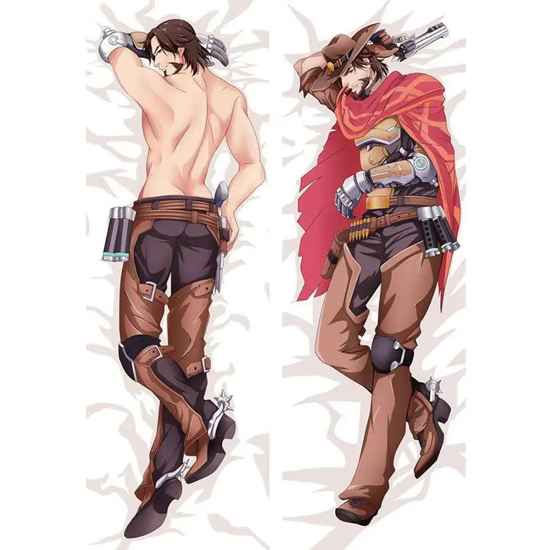 Новый японский BL мужские персонажи Аниме игра Jesse mccree Throw Otaku Dakimakura подарки
