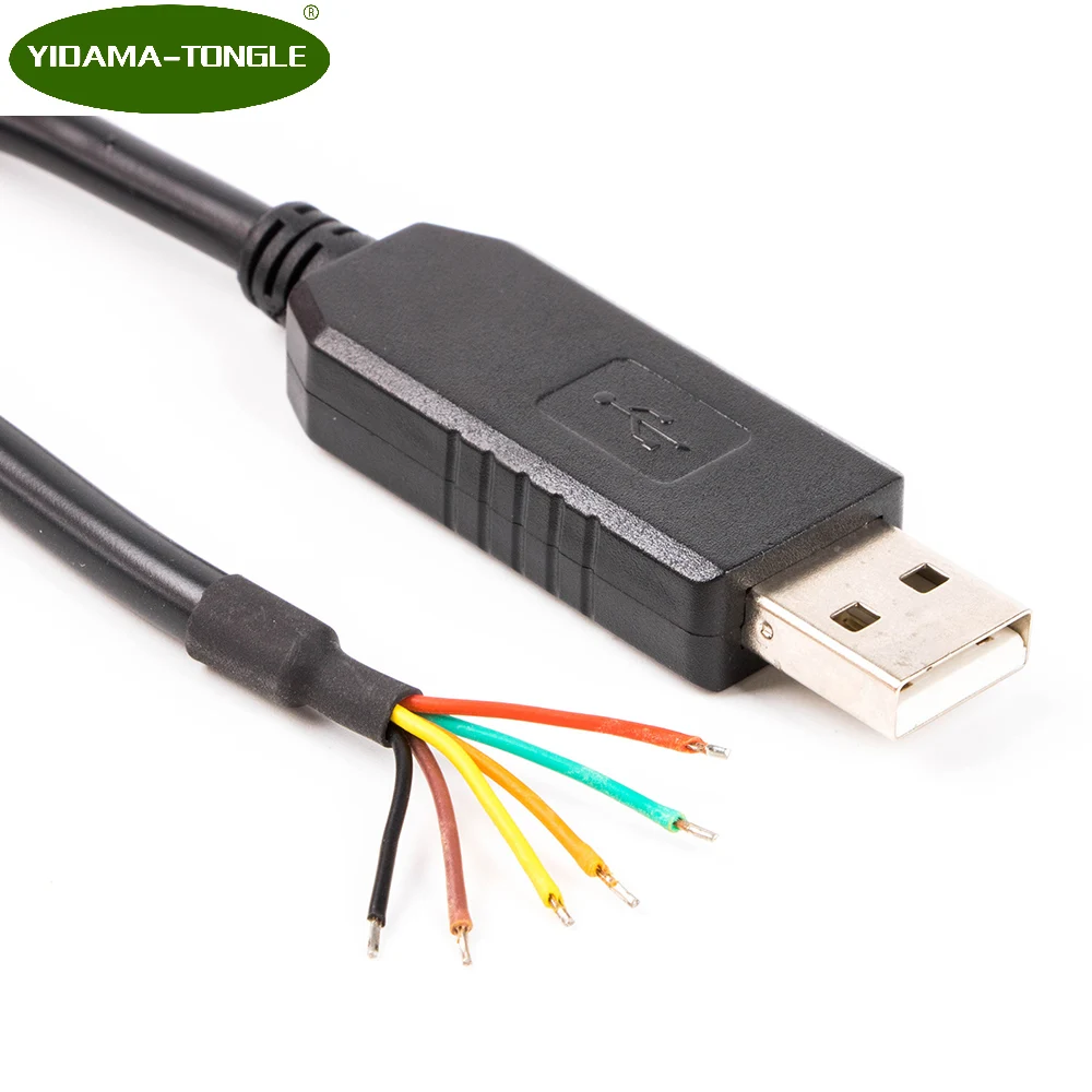 USB RS232 Adapter to Wire End Cable FTDI Chipset Serial Signal Output cable Support Win10 vista win8/7/android/xp/2000/mac/linux