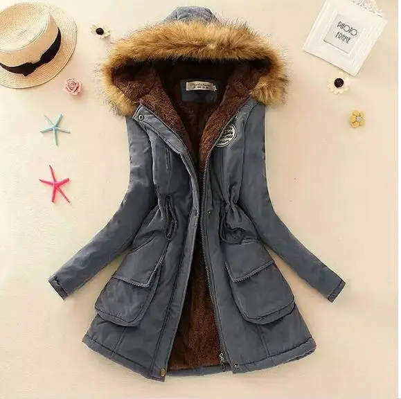 Женское базовое пальто куртка 2020 плотное теплое зимние женские парки