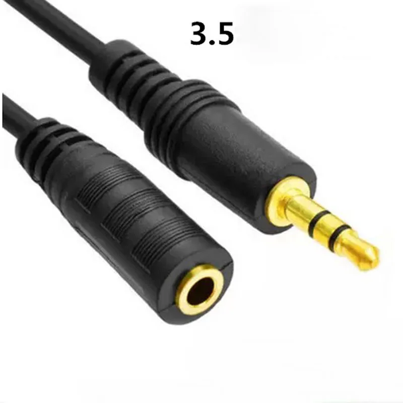 3.5mm Audio Extension Cable Connector Aux AV Male to Female Plug For Computer Headset 1.5M | Обустройство дома