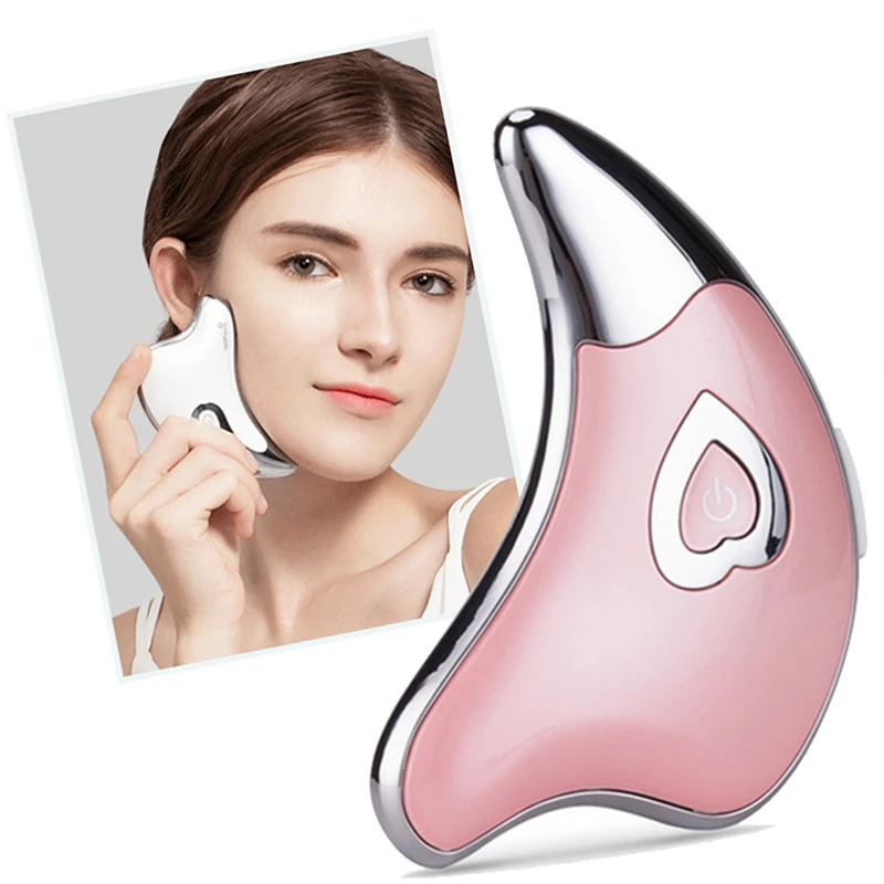 Массажер для лица Электрический массажер шеи инструменты gua sha health relax massageador rodillos