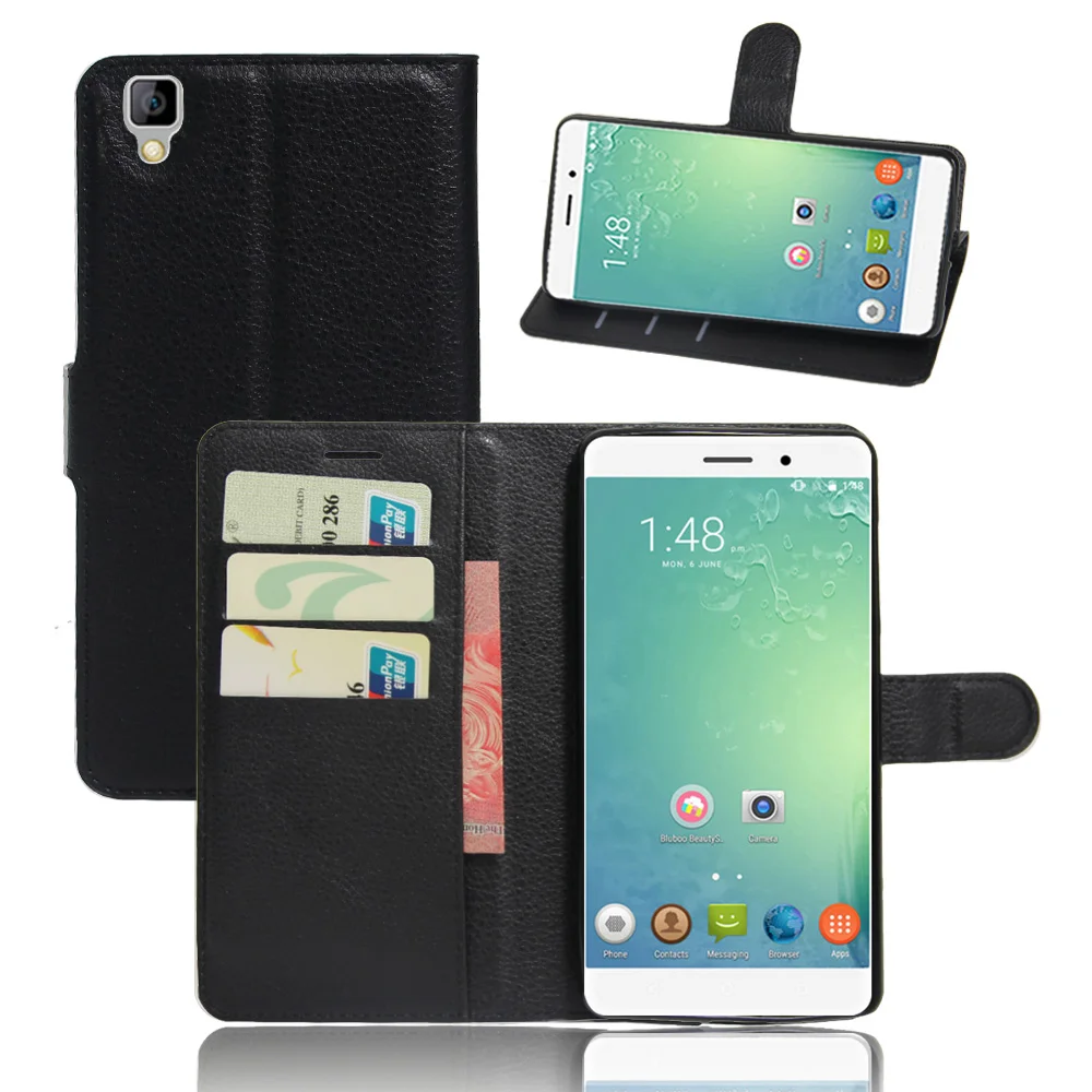 Cyboris Brand Case for Bluboo Maya Fashion PU Leather Cover Wallet with Stand and Card Holder | Мобильные телефоны и