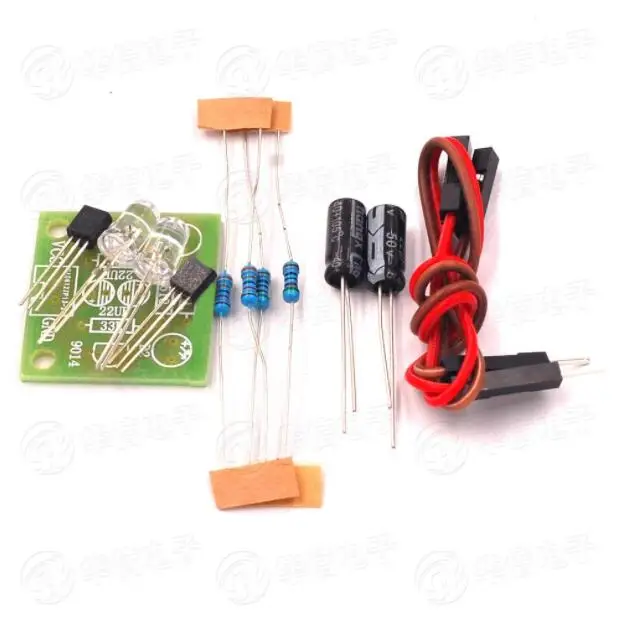 Простой flash circuit производственный/5 мм светодиодный простой мигающий комплект/мигающий световой Щит diy модуль(запчасти