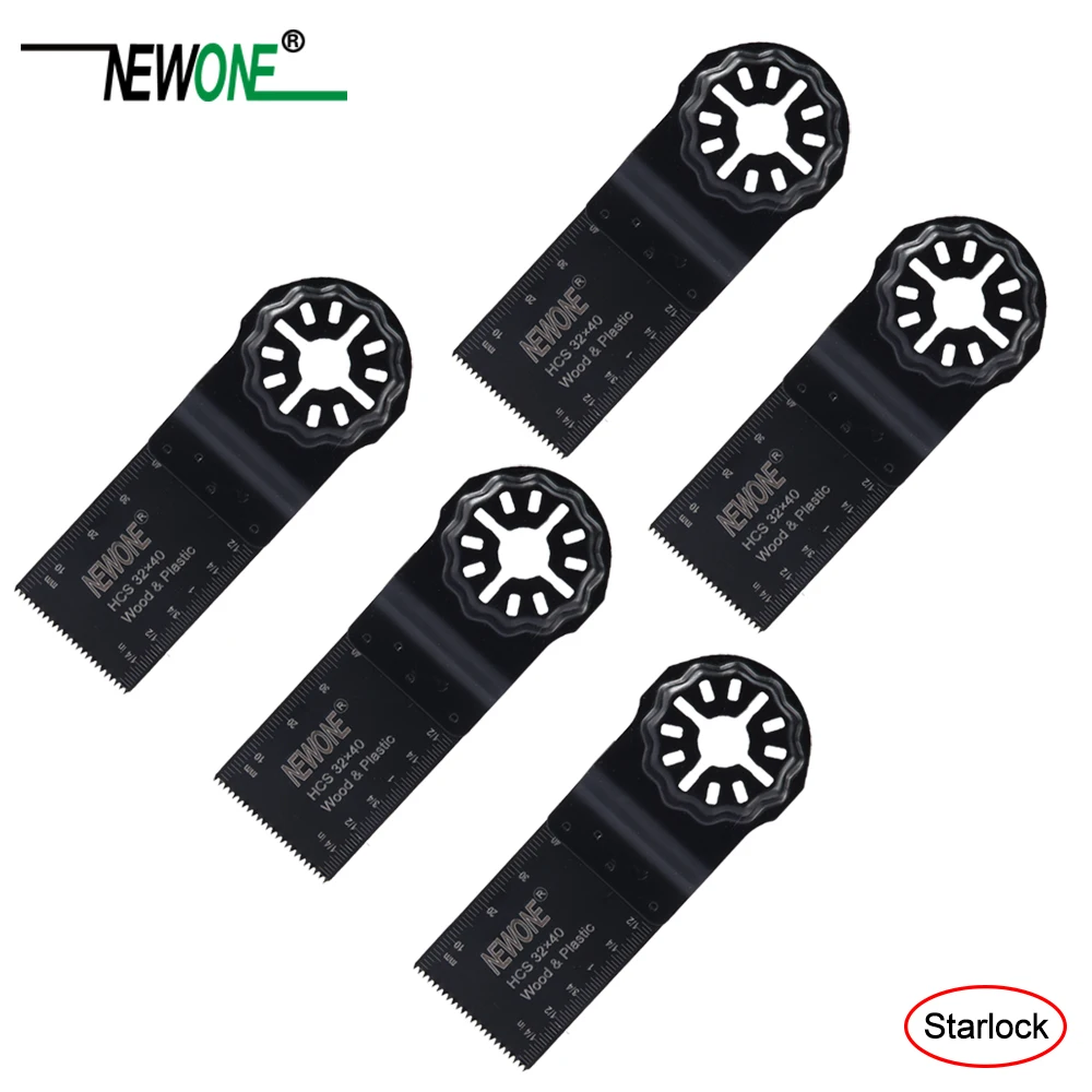 NEWONE 1-3/" HCS Стандартный Starlock E-cut мульти пильный диск пакет Осциллирующий Инструмент лезвия для резки древесины гипсокартона пластмассы
