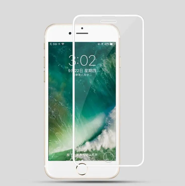 MAIJIEKE 9 H полное покрытие против отпечатков пальцев закаленное стекло для Apple IPhone X 8
