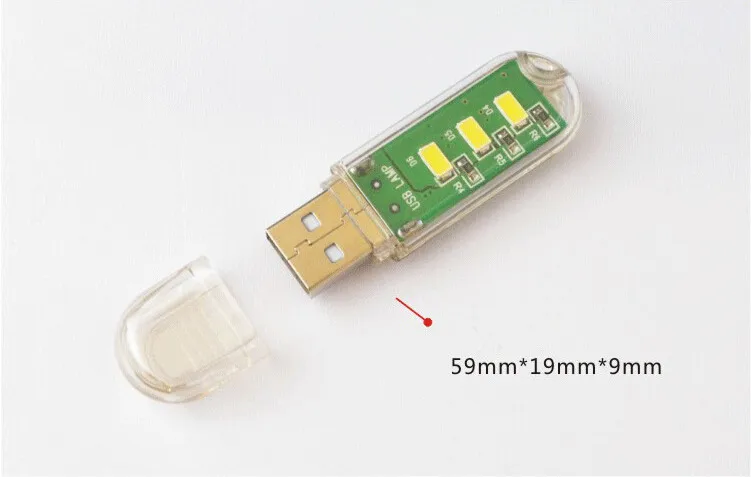Светодиодный мини-светильник s USB мобильный для кемпинга беспроводной