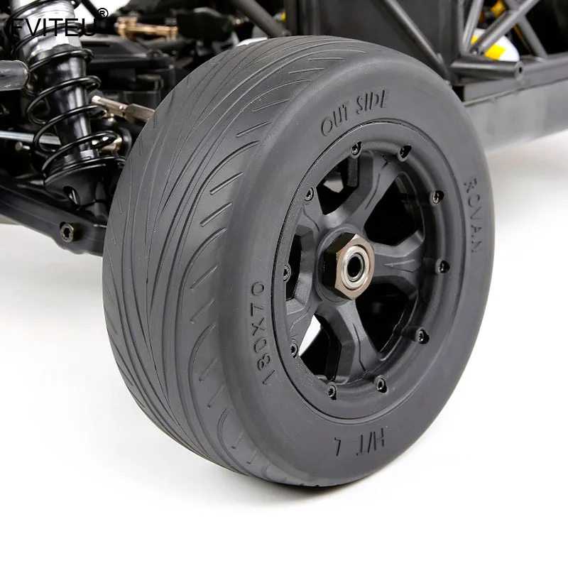 FVITEU набор резиновых шин на дорожном колесе подходит для 1/5 Losi 5ive T Rovan LT Truck BAJA