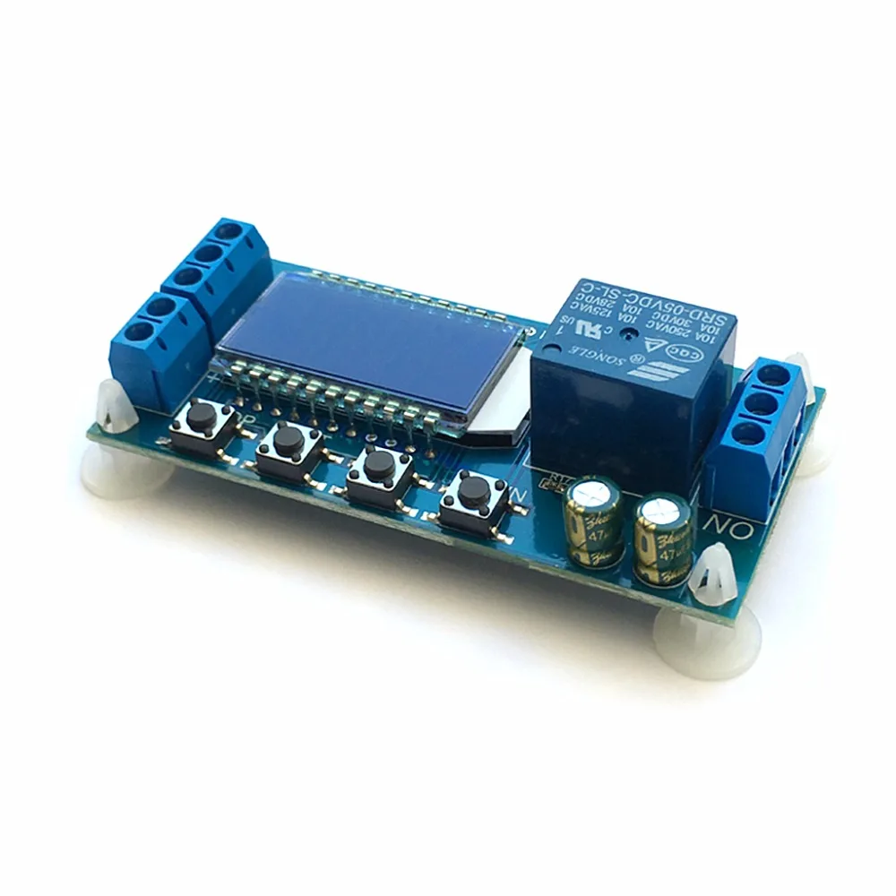 DC 6 30V Поддержка Micro USB 5V ЖК дисплей Автоматизация таймер задержки цикла реле|Реле| |