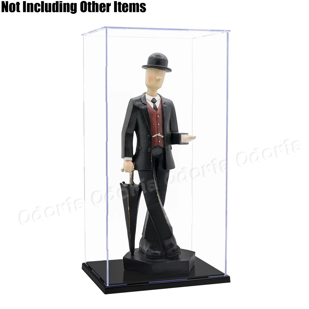 Odoria 18.3x14.4x37.2cm Large Acrylic Display Show Case Clear Perspex Box Cabinet 1/6 30cm Action Figure Collectibles Model Doll | Игрушки и