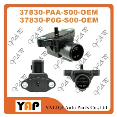 Давление сенсор подходит forhondaaccord CR-V Prelude Civic S2000 1.6L 2.0L 2.3L 3.0L L4 V6 37830-PAA-S00 37830-P0G-S00 1996-2005