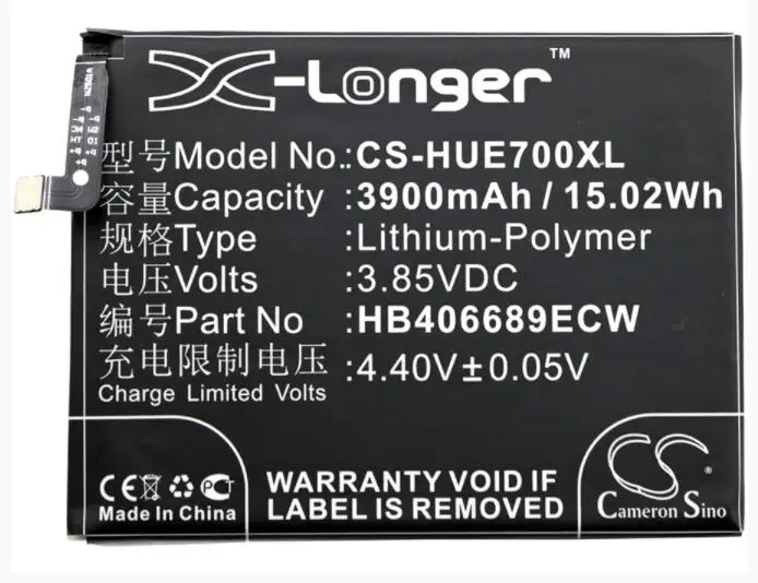 

Cameron Sino 3900mah battery for HUAWEI Ascend XT2 Elate Enjoy 7 Plus Dual SIM Dual SIM TD-LTE GW Metal GW Metal Dual SIM