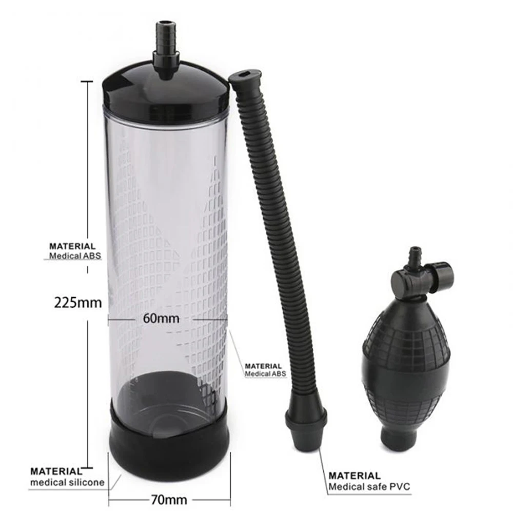 Superior Massage Care For Men 6.5CM Diamete Manual Pump Enlargement Proextender Dick Vacuum Erection Assisting Device L0166 |
