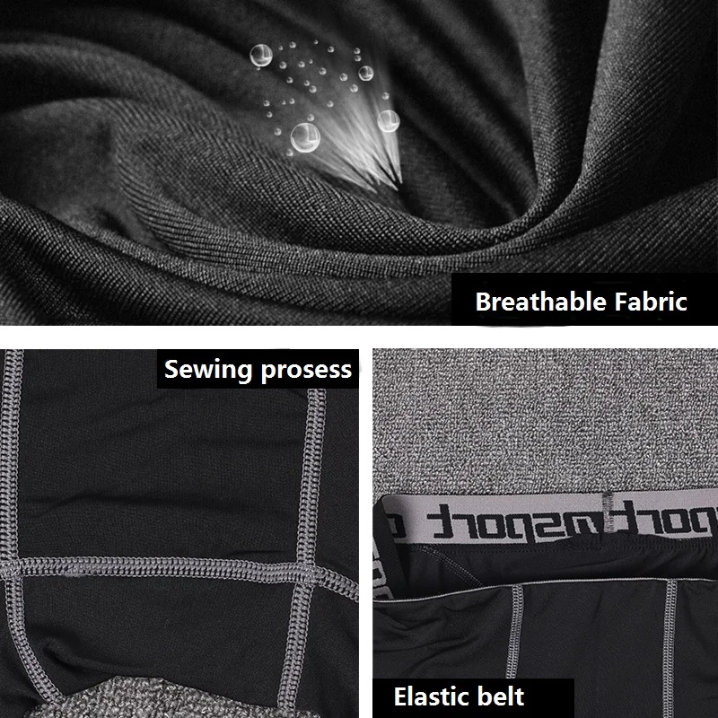 Летние шорты для бега мужские быстросохнущие Спортивные Компрессионные