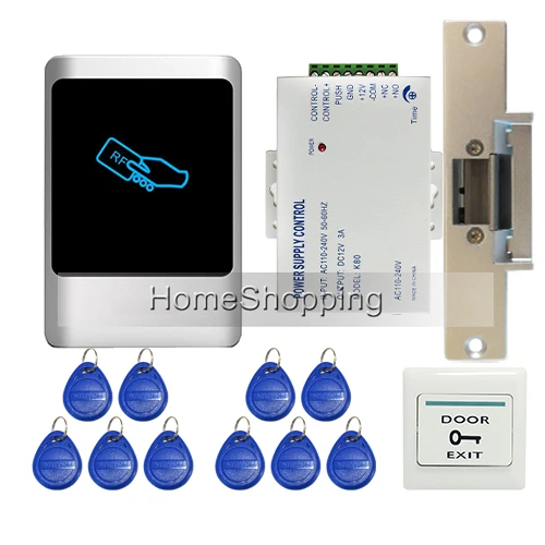 MILEVIEW DIY водонепроницаемый Rfid дверной набор контроля доступа с электрическим