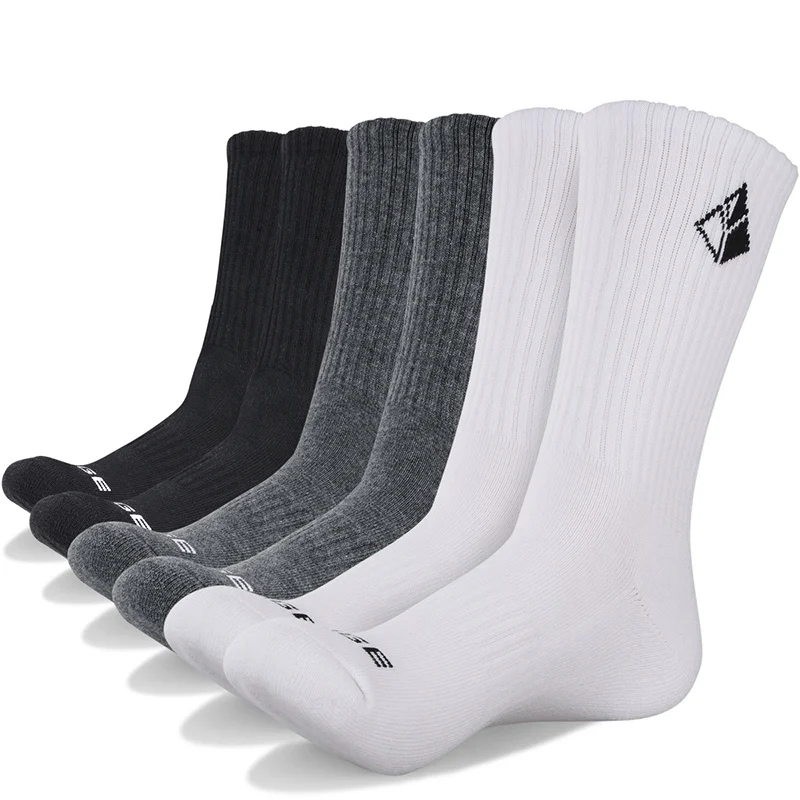 6 pairs mix color Баскетбольные Носки для бега спортивные мужские и женские бейсбольные противоскользящие футбольные теннисные черные белые скейтборды впитывающие влагу для велосипедного спорта - Цвет: 6 pairs mix color