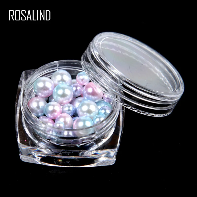 ROSALIND 3D Nail Art Красочные Стразы 12 цветов украшения для ногтей 3D маникюрные колеса для DIY ногтей красота