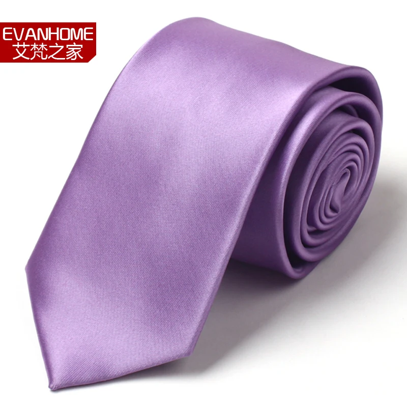British fashion brand tie Nano Evanhome 7 centimeters business suits pure light purple L7022 |