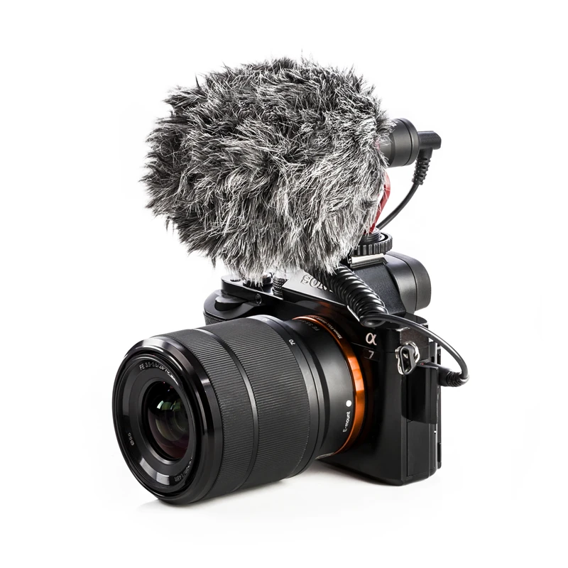 BOYA BY-MM1 Compact On-camera видео микрофон Youtube Vlogging Запись микрофон для iPhone Nikon Canon DSLR Smooth Q стабилизатор Feiyu