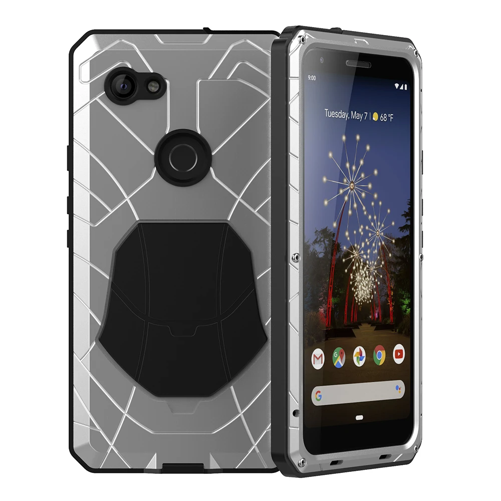 Для Google Pixel 3A 3A XL чехол жесткий алюминиевый металлический Закаленное стекло Защитная крышка для Google Pixel 4 4XL защитный чехол