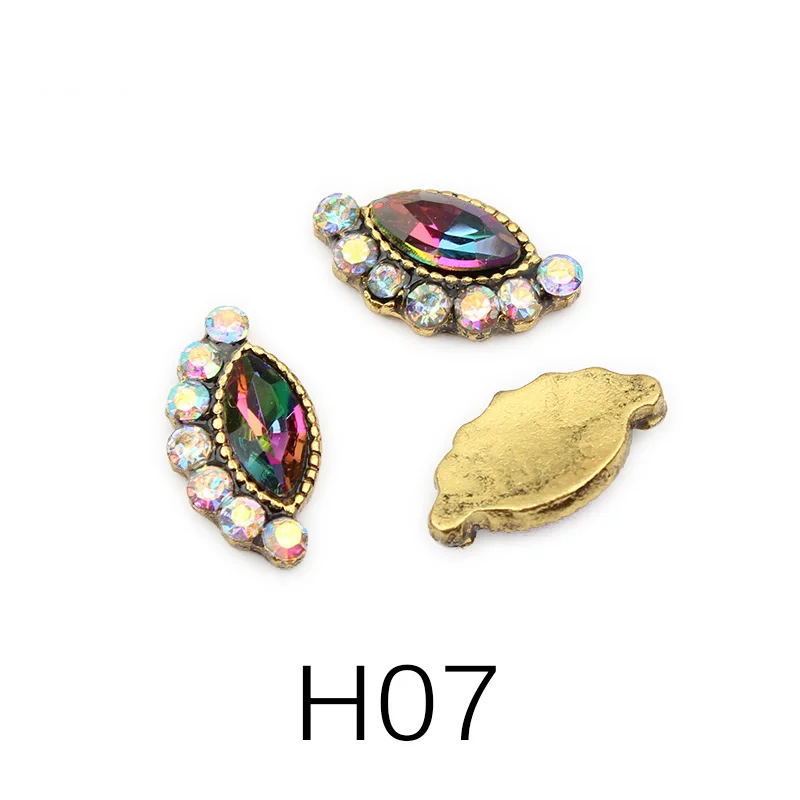 Горячая Распродажа металлический щит 20/50 шт./лот украшения для ногтевого дизайна