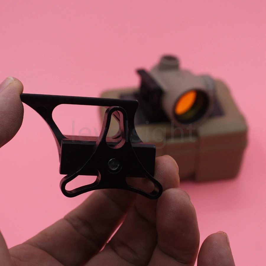 Подарочная коробка Тактический 1X25 MRO Reflex-style 2,0 MOA Регулируемый Красный точечный прицел+ крепление для прицела подходит для Пикатинни-черный/коричневый