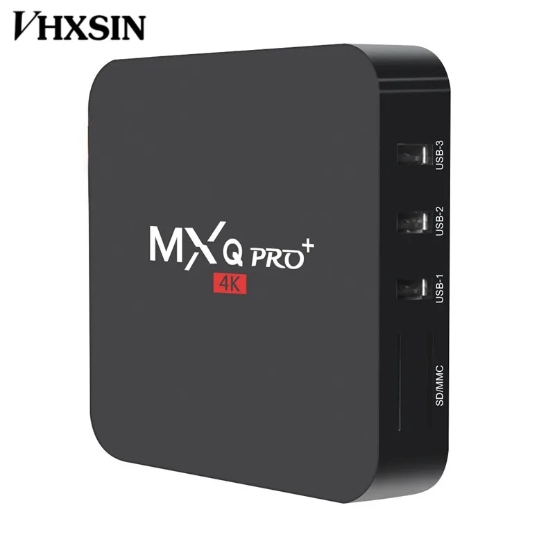 VHXSIN MXQ PRO + плюс 20 PSC/лот 2G ram Android tv Box HD H.265 4K wifi Bt dual wifi|ТВ-приставки и медиаплееры| |
