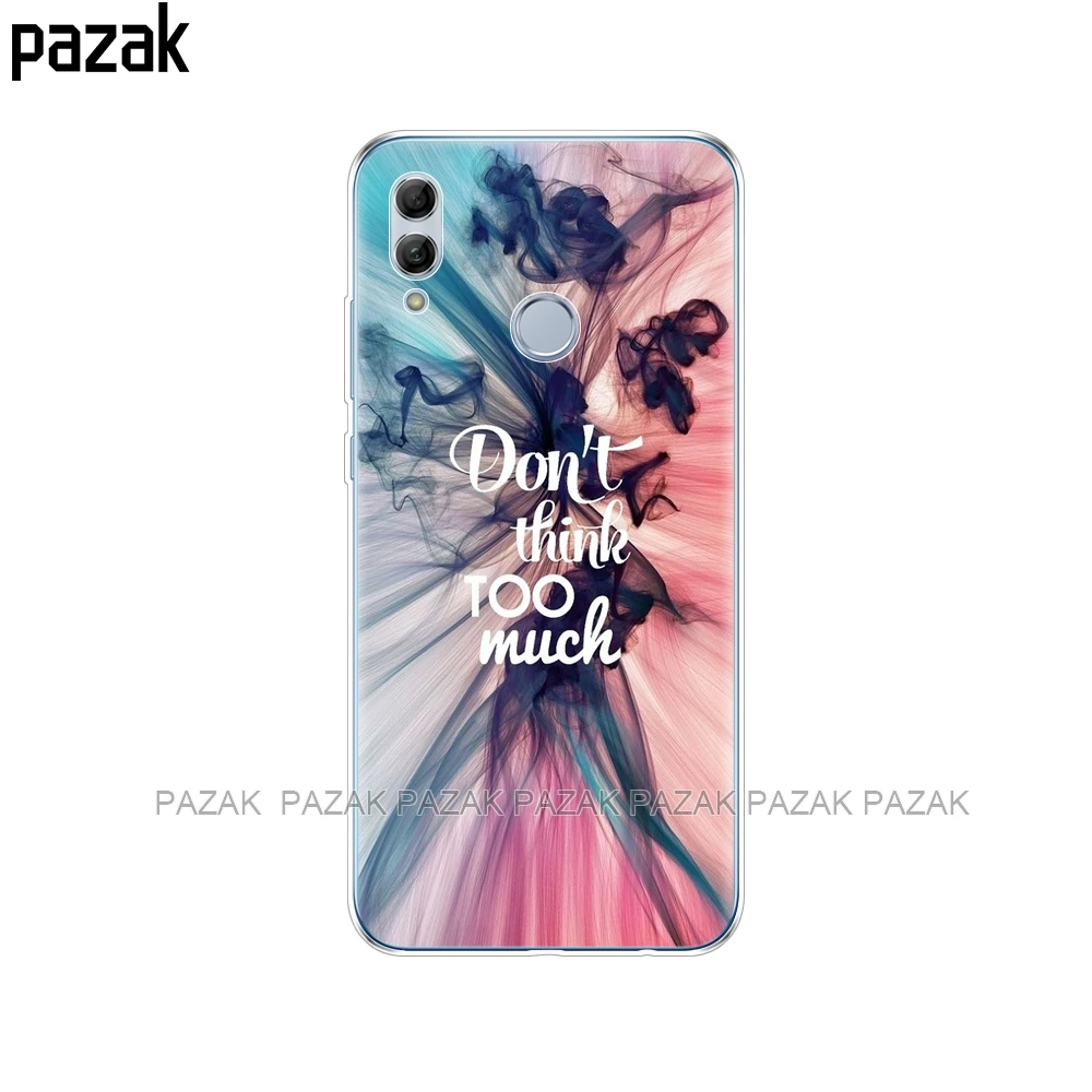 Силиконовый чехол для телефона huawei honor 10 lite, чехол 6,21 дюйма, мягкая задняя крышка из ТПУ для honor 10 lite, чехол, Coque Etui full 360 - Цвет: 34500