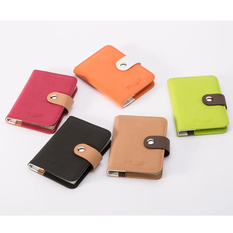 

Vintage Credit Card Holder 20 Card Slot Nubuck Leather ID Card Holder Business Women Card Holder Wallet
