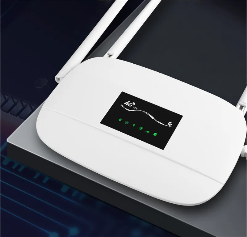MiFiData 300 Мбит/с разблокированный 4G LTE Wifi роутер Крытый беспроводной CPE с 4 шт