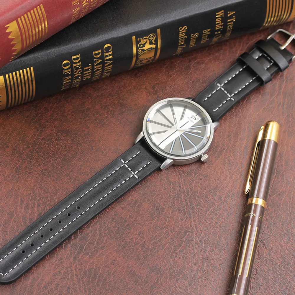 Мужские часы лучший бренд класса люкс Модные Цвет ремешок цифровой циферблат