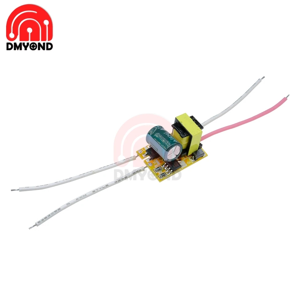 3 Вт DC 9 V-12 V Светодиодный светильник водителя трансфомеры чип Питание трансформатор AC 85-265V 3W хороший излучающий зарядная Модульная плата 100mA