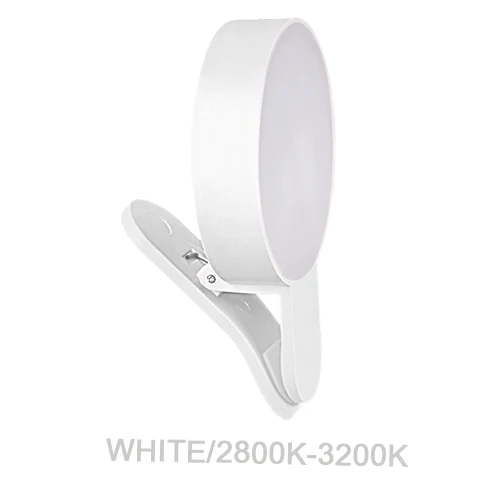 white--Warm White Современный светодиодный светильник с зеркалом 9 светодиодный s Портативный кольцевой светильник на телефон с регулируемой яркостью вспышка селфи кольцевой светильник ing USB лампа для фото - Испускаемый цвет: white--Warm White