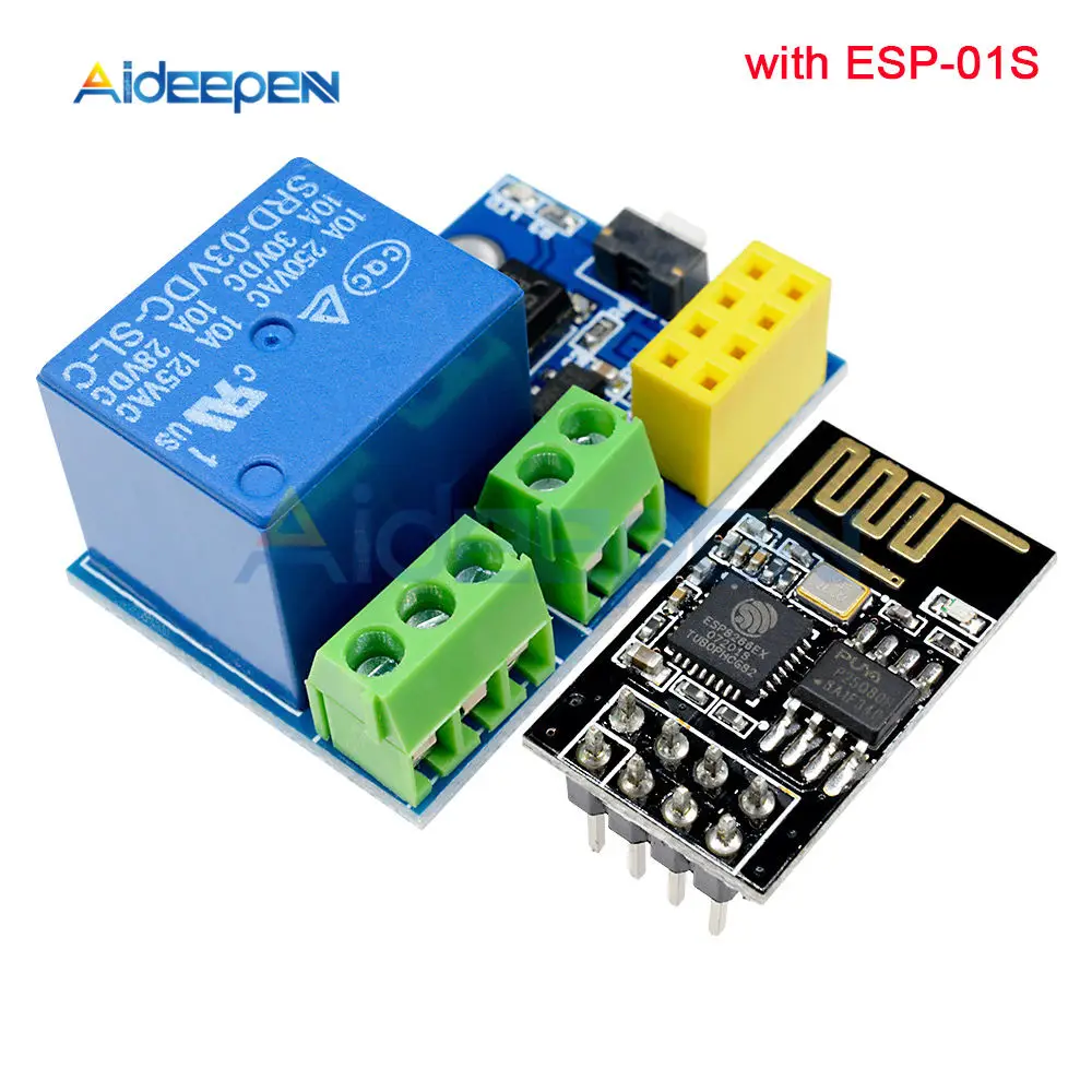 ESP-01S Reply Module ESP8266 5 в 1CH релейный модуль ESP-01/01 S wifi модуль для Arduino UNO R3 Mega2560 Nano Raspberry Pi умный дом Беспроводная релейная плата - Цвет: ESP-01S Reply Module