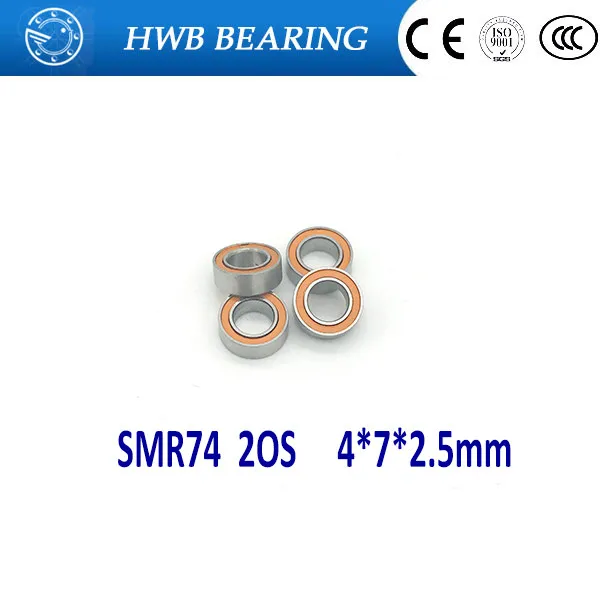 Гибридные керамические подшипники/подшипники для рыболовной катушки SMR74 2OS CB ABEC7