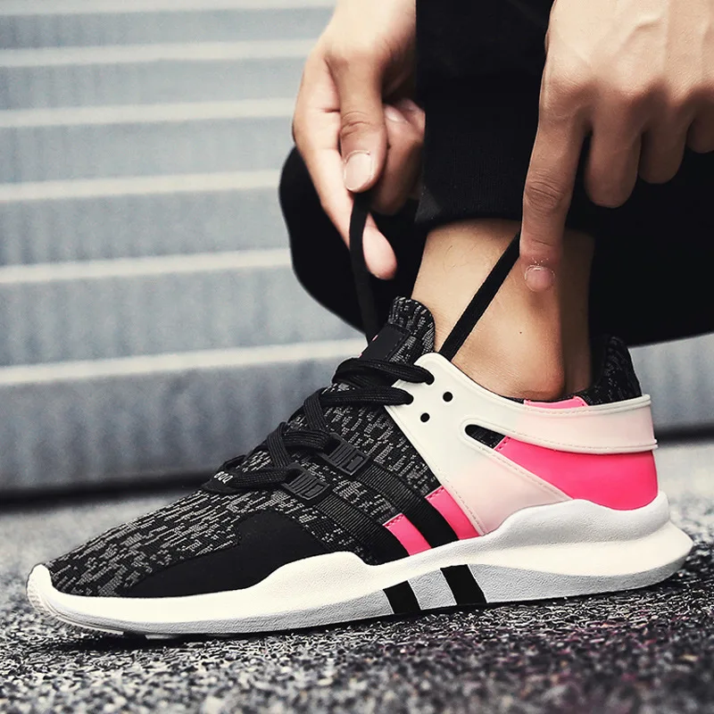 2019 Korean version of the new breathable mesh fashionable men's leisure shoes | Обувь