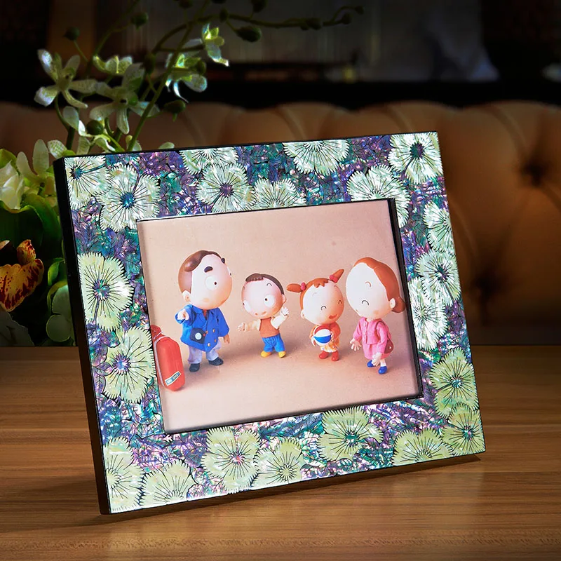 Традиционный Китайский Оболочки Резьба Старинные Фоторамки Домашнего Декора