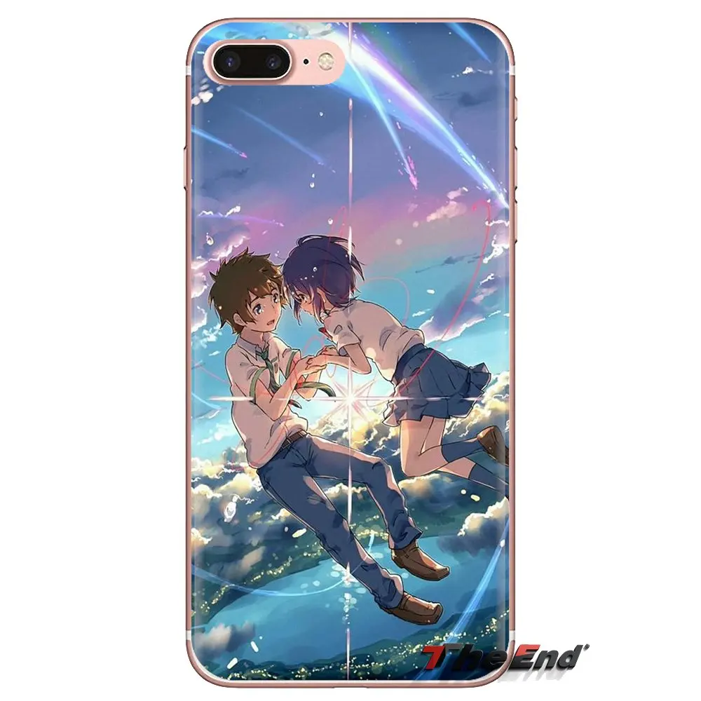 Ваше имя аниме Coque прозрачные мягкие чехлы Чехлы для Samsung Galaxy S3 S4 S5 Mini S6 S7 Edge S8 S9 S10