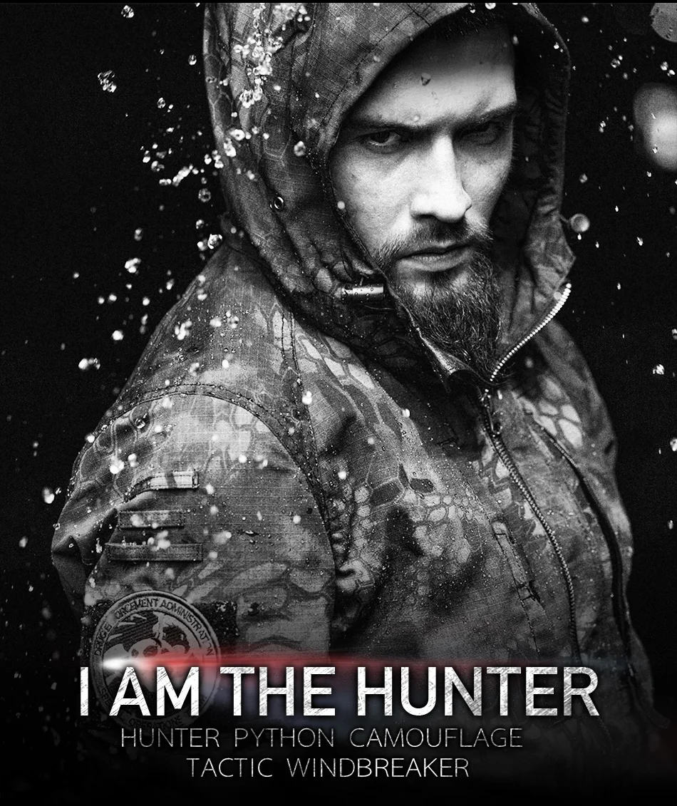 Мужская водонепроницаемая ветрозащитная куртка дышащая ткань хлопок 100%