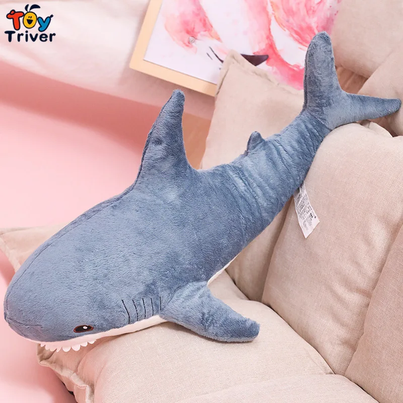 Лидер продаж плюшевая игрушка гигантская молотковая голова Синяя Акула мягкие