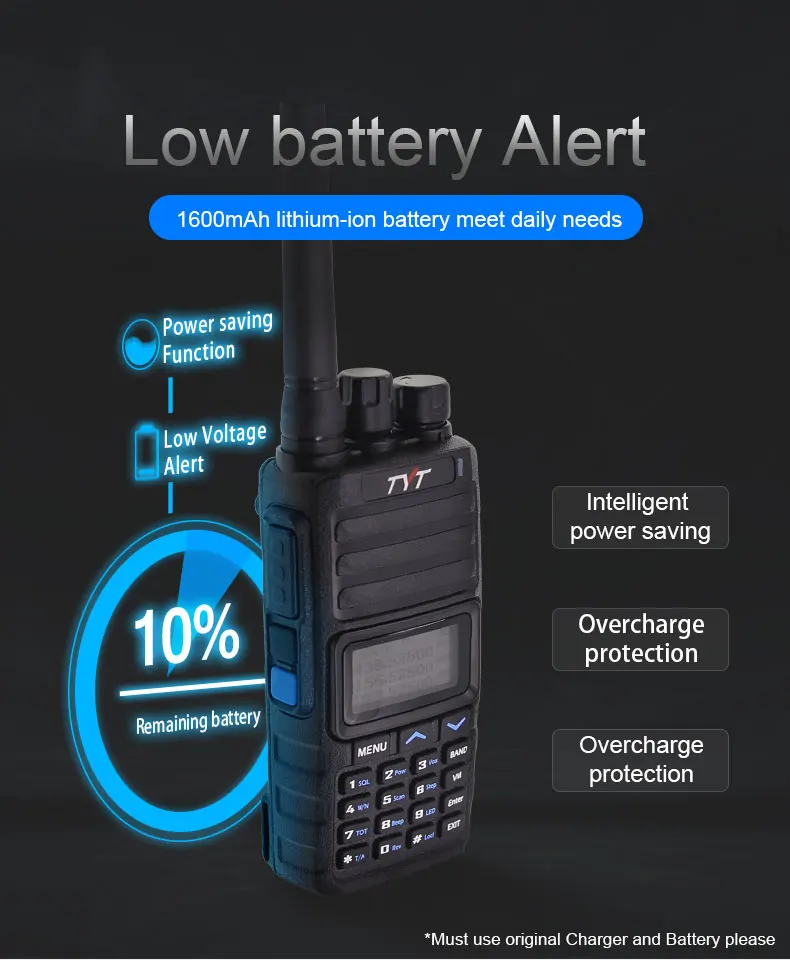 TYT TH-350 Walkie Talkie Tri Band 136-174 MHz 220-260 MHz 400-470 MHz Tri display 5 W высококачественный двухсторонний fm-приемопередатчик