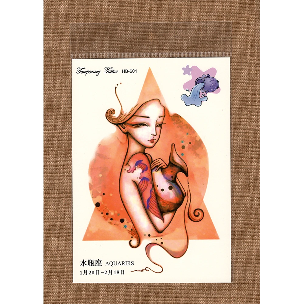 Водостойкие наклейки водостойкие временные искусственные татуировки 12