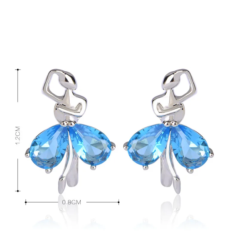 MECHOSEN красивые балетные серьги без пирсинга женские праздничные ювелирные