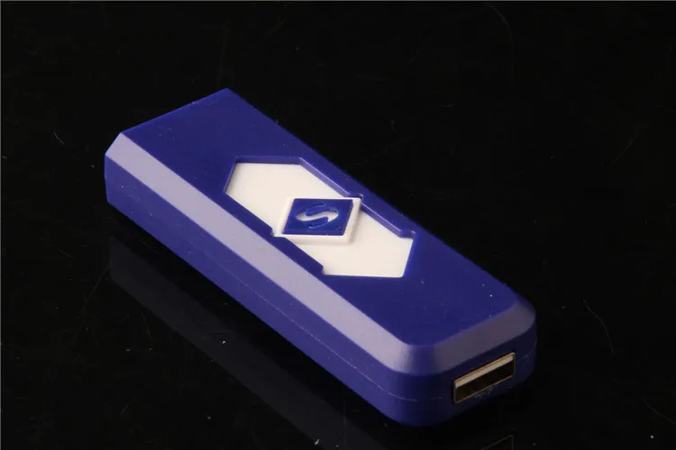 Полоска USB Зажигалка перезаряжаемая Электронная зажигалка super man Зажигалка Ветрозащитная двухсторонняя сигарная плазма