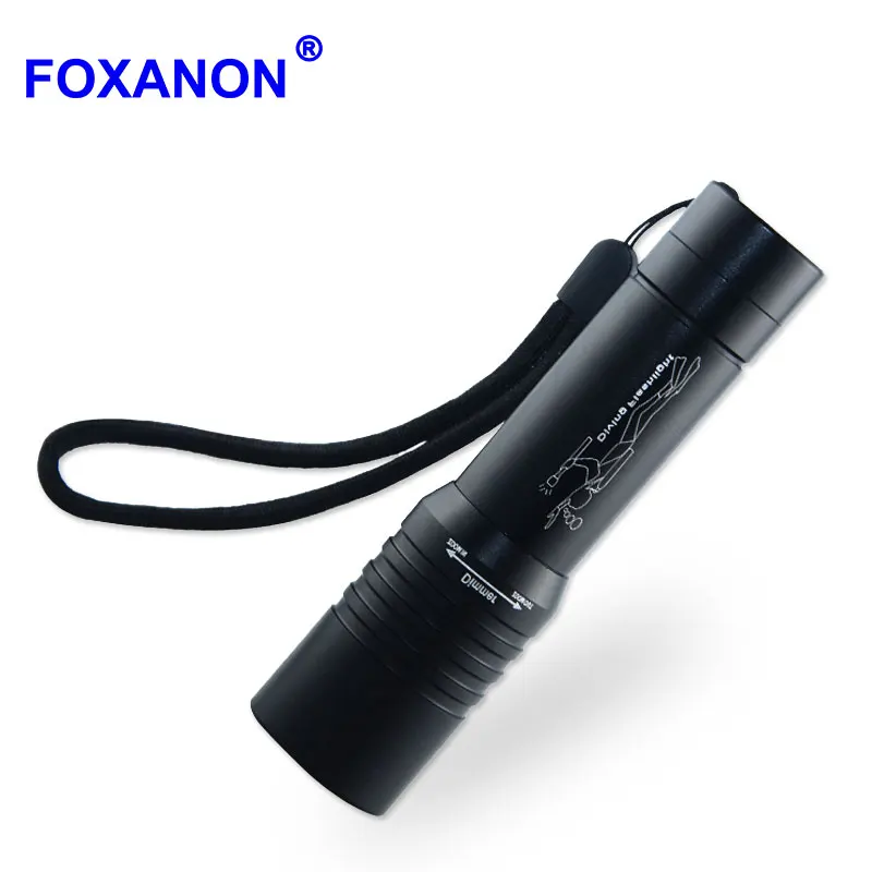 Foxanon DV02 Профессиональный портативный XM T6 светодиодный водонепроницаемый 1200