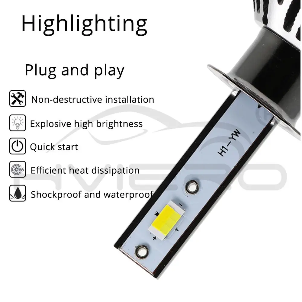 2X K1 Led 9012 H16 H8 60 Вт 7200Lm автомобильная светодиодная передняя лампа авто мобильный налобный противотуманный светильник 6000K автоматический светильник ing HID светильник Blubs