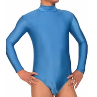 speerise mens mock neck long sleeve leotards for gymnastics adults turtleneck leotard dance leotards bodysuits sports for male
