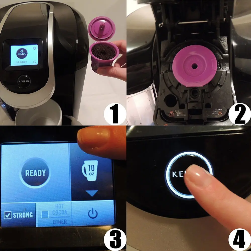 Icafilas3 шт./упаковка многоразовые кофейные капсулы для Keurig 1 0 и 2 оригинальной