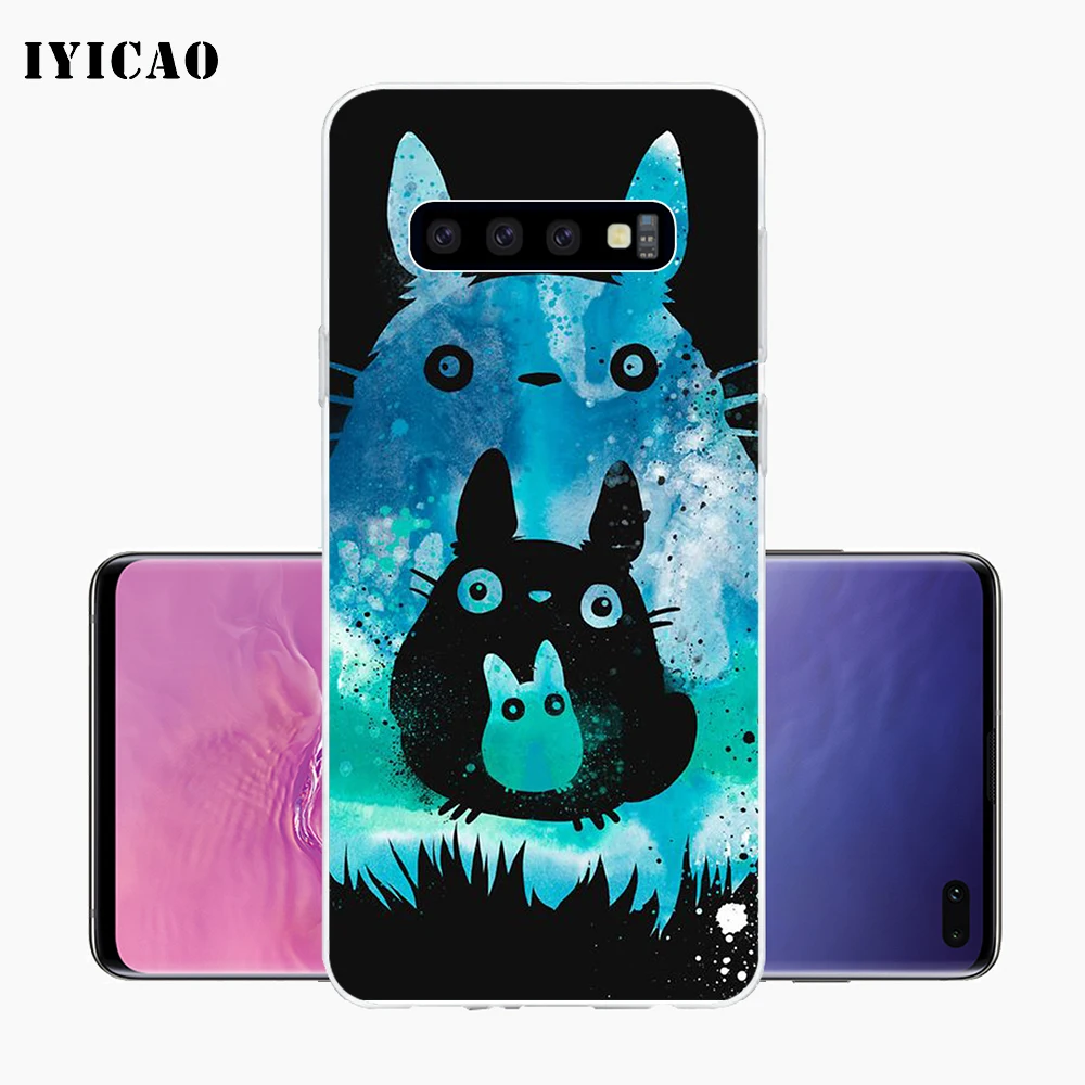 IYICAO Мой сосед Тоторо Мягкий силиконовый чехол для телефона Samsung Galaxy S10e S10 S9 S8 Plus S7