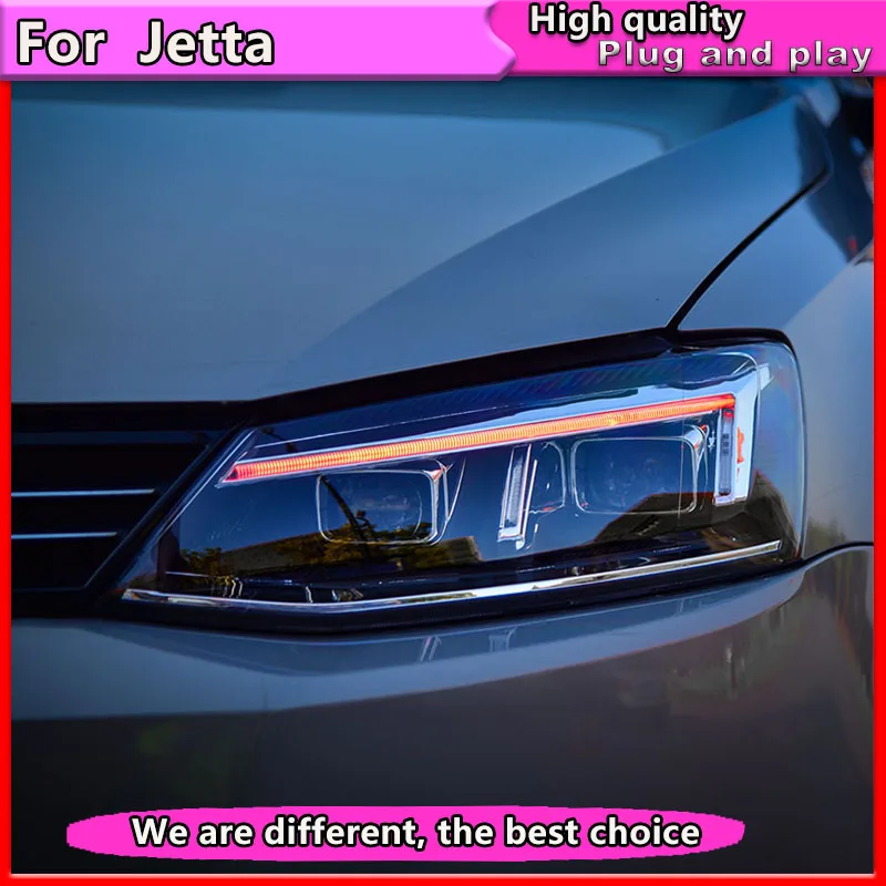 Автомобильный Стайлинг для нового VW Jetta 2011 2017 светодиодный A8 дизайн головной