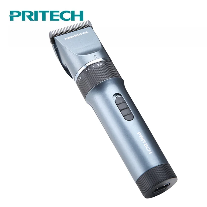 PRITECH электрическая машинка для стрижки волос перезаряжаемая триммер для удаления волос Бритва Беспроводная 1,0-1,9 мм Регулируемая малошумная режущая машина